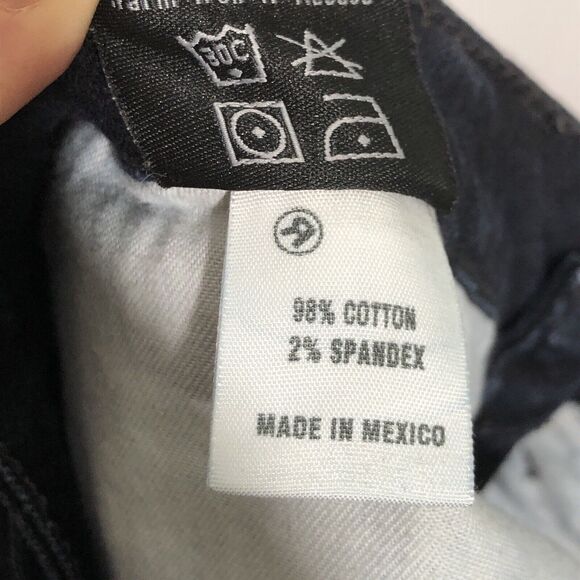 Big Star Cut-off Shorts Womens 29 Blue Dark Short-Short Distressed Denim Y2K - Picture 11 of 12